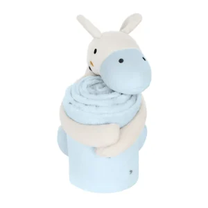 Set de regalo peluche y manta de bebé Stripy Friends de Kikkaboo